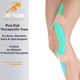 thumbnail image 2 of JB Tape Kinesiology Tape, Black, 80 Precut 10-Inch Strips, 4 Rolls, 2 of 3
