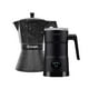 thumbnail image 1 of Pack Cafetera Italiana 12 Tz +Espumador 4 en 1 Negro Simplit, 1 of 8
