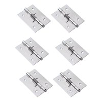 Magideal - Bisagra De Puerta Con Resorte De Cierre Automático De 6 Piezas Bisagra Con Resorte Fácil De Instalar Versátil Para Puerta Trasera Accesorio Resistente 2 Pulgadas