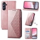 thumbnail image 3 of Funda Flip FOXDOCK para Samsung Galaxy M54 , Estilo Billetera con Diseño Rombo, Correa de Mano y Soporte, Uso Diario, 3 of 6