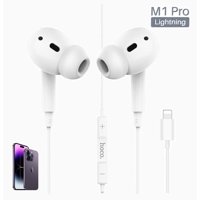 Audifonos Lightning Compatible Iphone M1 Pro Hoco Hi Fi Blanco
