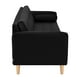 thumbnail image 5 of Sofa Retro 3cg Felpa 05 Negro, 5 of 6