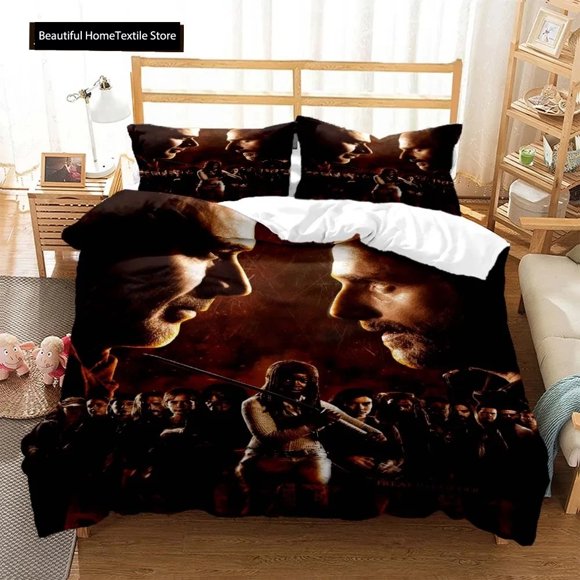 Horror Die Walking Dead Printed Bedding Set Luxury Queen Bedding Set Soft And Comfortable Customized Bedding Set For BoyBed Sheets