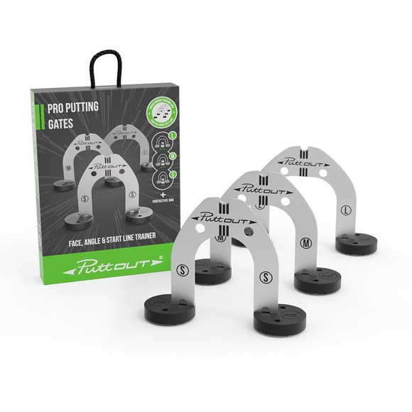 Portones de Putting PuttOut – 3 tamaños para control de ángulo