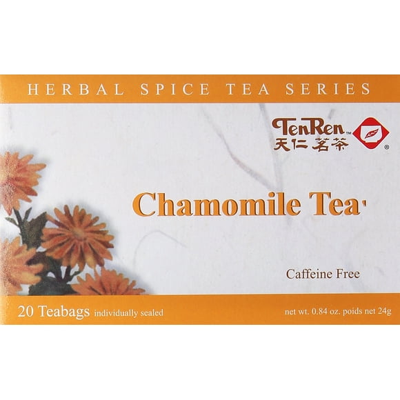 Ten Ren Té de Manzanilla – 20 Bolsas sin Cafeína