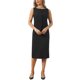 thumbnail image 1 of INSPIRE CHIC Conjunto de Falda de Traje de 2 Piezas para Mujer Verano Conjunto de Trabajo de Negocios Chaleco sin Mangas Blazer y Falda Recta XL Negro, 1 of 6