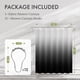 thumbnail image 2 of AmazerBath Shower Curtain, Cloth Ombre Black Shower Curtain, 2 of 3