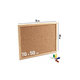 thumbnail image 2 of Pizarra Corcho 50 X 70 Borde Madera Resistente + Fijadores Café, 2 of 3