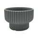thumbnail image 1 of Macetero Maceta De Ceramica Estilo Copon Gris Mate M, 1 of 7