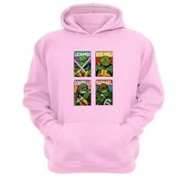 Genérico - Polerón Canguro Tortugas Ninja Rosa Talla S Unisex