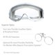 thumbnail image 4 of Gafas de seguridad Honeywell Uvex Stealth S3960HS con lente transparente, 4 of 6