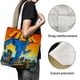 thumbnail image 3 of The Tick Bolso de tela con estampado de lienzo para mujer, bolsa de compras reutilizable y estética, con cremallera interior, regalo para mujer,38*45cm., 3 of 6