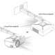 thumbnail image 3 of Soporte de pared para proyector NC TYYZJ02, universal, 15 kg de carga, blanco, 3 of 9