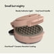 thumbnail image 2 of Mini máquina para hacer gofres Bella Snack-n-Store EverGood™ 400 W Blossom, 2 of 7