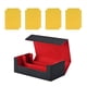 thumbnail image 3 of Caja De Baraja De Cartas Coleccionables, Juguete De Tarjeta De Recolección Fuerte, Estuche Para Tarjetas Deportivas De Cuero PU, Negro, Rojo Y Amarillo, 3 of 5