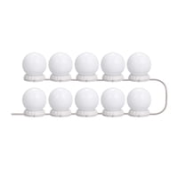 Importclick - Set 10 Luces Led Para Espejo Rgb Adhesivas