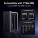 thumbnail image 4 of Estación de acoplamiento UGREEN Revodok NVMe 10 en 1 USB-C 4K HDMI, 4 of 8