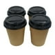 thumbnail image 2 of Vaso Desechable Kraft Polipapel 8oz Con Tapa (100 Unidades), 2 of 2