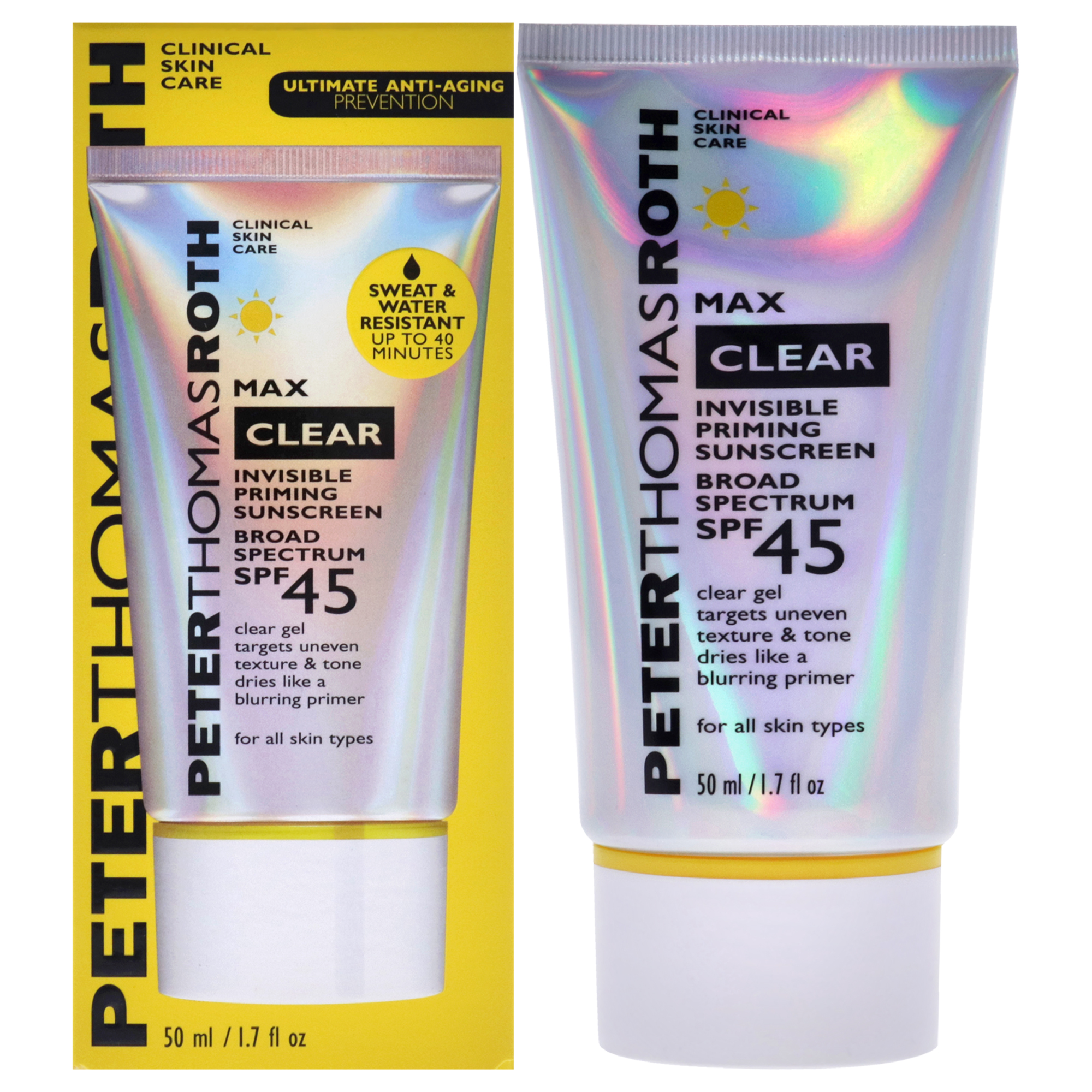 Protector Solar Peter Thomas Roth Transparente Spf 45 Unisex 50 Ml