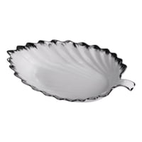 Genérico - Bandeja Decorativa Servir Adorno Diseño Hoja Funcional Jhn