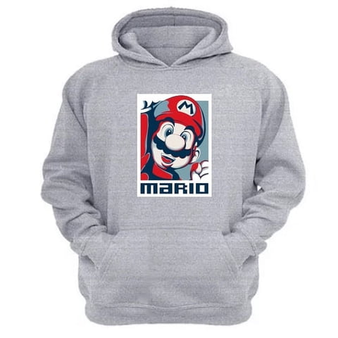 Genérico - Polerón Canguro Plomero Rojo Gris Claro Talla L Unisex