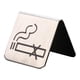 thumbnail image 2 of Se?al De No Fumar Patrón De Signos De Conformidad De La Tienda De Mesa De Acero Inoxidable, 2 of 5