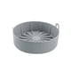 thumbnail image 3 of Pot de Silicona Redondo para Freidora de Aire, Accesorios para Horno, Tamaño M Gris, 3 of 3