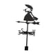 thumbnail image 5 of Lady Roof Mount Weather Vane Ornament Decoración del jardín Decoración del viento Medición de la herramienta Metal Weatherervane para invernaderos de, 5 of 5