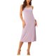 thumbnail image 2 of INSPIRE CHIC Camisón de Mujer de Rayón Suave sin Mangas con Tirantes Finos y Cuello Redondo para Primavera Verano Talla 3XL Rosa Claro, 2 of 5