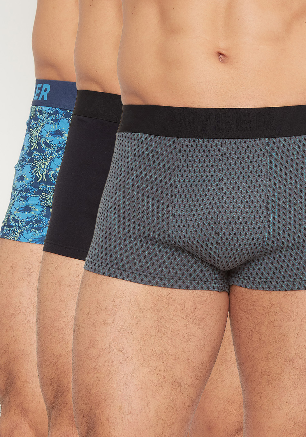 Kayser - Pack 3 Bóxers Algodón P393.267-Azu