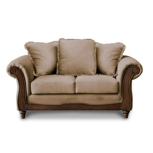 Latam Home - Sofá Rimini 2C Tela Velvet Beige