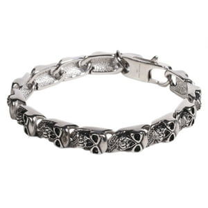 Brazalete Hombre Gino Rodinis B525 | Plateado