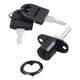 thumbnail image 4 of Cerradura De émbolo Para Gabinete, Cerradura De émbolo Para Puerta Corredera, Escritorio, 19mm, Negro, 4 of 5