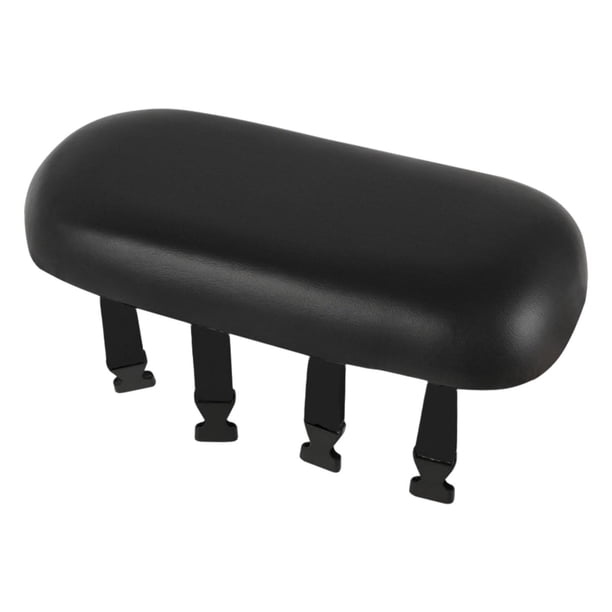 Cojín Genérico para Asiento Trasero de Bicicleta Eléctrica (33 X 16 X 5 Cm), para Accesorios de Motocicleta, con 4 Correas de Seguridad, Base Antidesl Negro