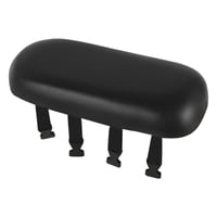 Magideal - Cojín Genérico Para Asiento Trasero De Bicicleta Eléctrica (33 X 16 X 5 Cm), Para Accesorios De Motocicleta, Con 4 Correas De Seguridad, Base Antidesl Negro