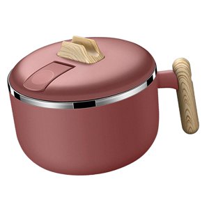 Bothyi - Cuenco De Ramen Cuenco De Servir Vajilla De Cocina Ensaladera Cuenco De Ramen Para Senderismo Rojo