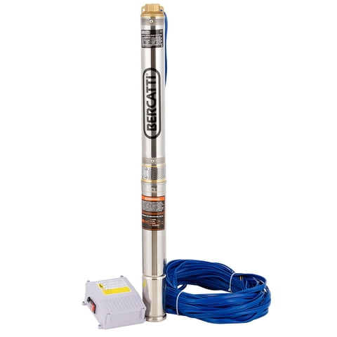 Bercatti - Bomba Sumergible Pozo 3″ 0,5Hp 3Bdm2.5/10