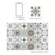 thumbnail image 3 of 24pcs Retro Art Tile Sticker, Self-adhesive 3D Wall Sticker Kitchen Wallpaper Murals Waterproof Cabinet Decals For Living Room Bathroom Decoration, 3 of 4