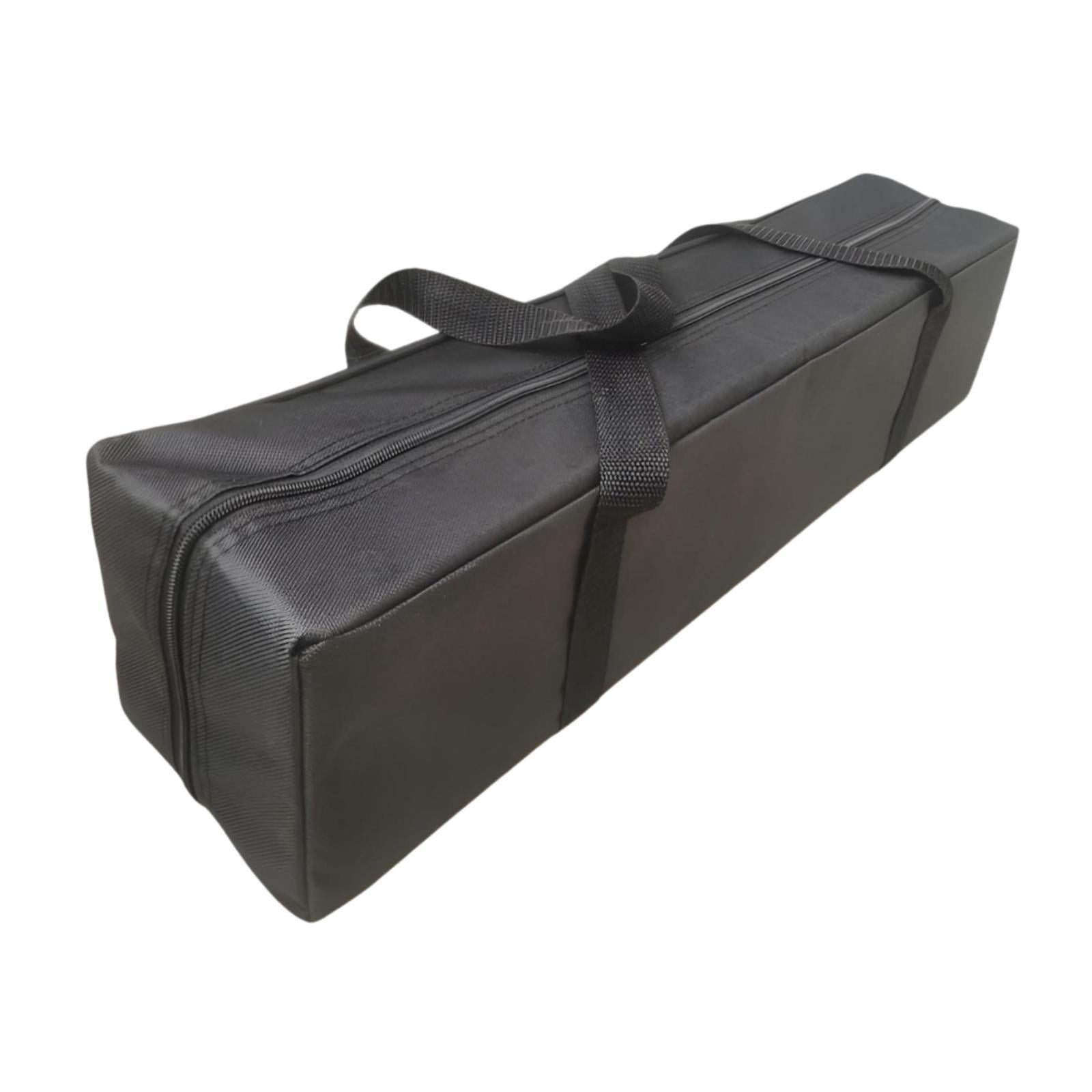 Magideal - Bolsa De Almacenamiento Con Cremallera Para Postes De Tienda De Campaña, Multifuncional, Para Hombres Y Mujeres, Plegable, Color Negro, Organizador De 55x15x15cm