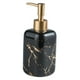 thumbnail image 2 of Dispensador De Jabón Con Textura De Mármol, Bomba De Botella De Loción Para Baño De Cocina De Hotel, Negro, 2 of 4