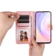 thumbnail image 3 of Funda tipo cartera FOXDOCK para Huawei Nova 9 SE , diseño girasol en relieve, cuero PU, cierre magnético, soporte y tarjetero, 3 of 5
