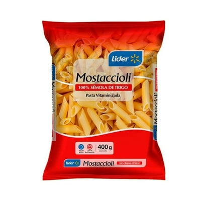 Fideo Pasta Mostaccioli Bolsa 400 G Lider