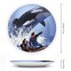 thumbnail image 2 of Liberen a Willy Plato decorativo de porcelana fina (bone china), plato decorativo de cerámica para hogar, oficina, soporte de pared, platos decorativos para dormitorio - 6 pulgadas (15 cm), 2 of 6