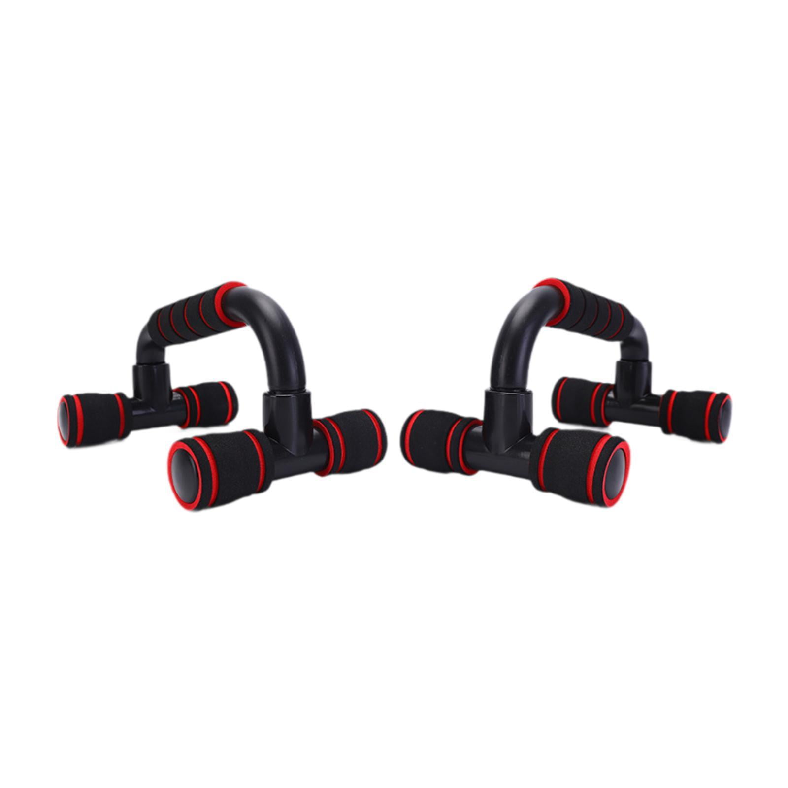 Ioensy - Soportes Para Flexiones Resistentes Para Gimnasio En Casa, Calistenia Y Fitness, Color Rojo