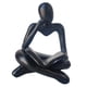 thumbnail image 3 of Escultura Decorativa De Mesa De Estatua De Pensador Abstracto Para Decoración De Hotel En Casa Negro, 3 of 5