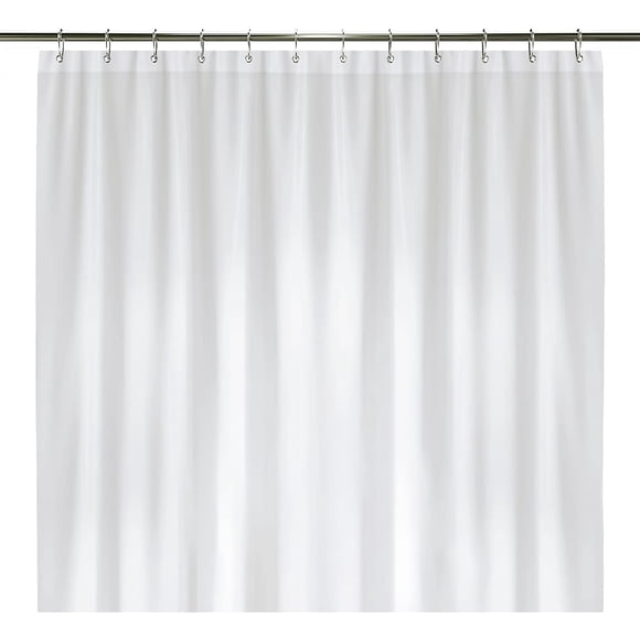 Cortina de ducha LiBa impermeable PEVA no tóxica 72x72 blanca