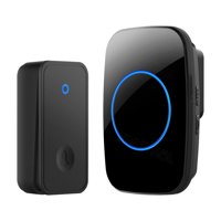 Magideal - De Timbre Inalámbrico Para Puerta, Fácil Instalación, Alcance De 150M, Timbres De Puerta Impermeables Multiusos Para Oficina, Aula Al Aire Libre