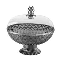 Bothyi - Frutero De Encimera, Cesta De Exhibición De Encimera Para El Hogar, Fiesta, Boda, Refrigerio, Gris