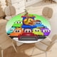 thumbnail image 4 of Bob El Tren theme Fitted Round Tablecloths Elastic Edged Table Covers Waterproof Table Cloth For Kitchen Holiday Party Tables Decor 120cm, 4 of 6