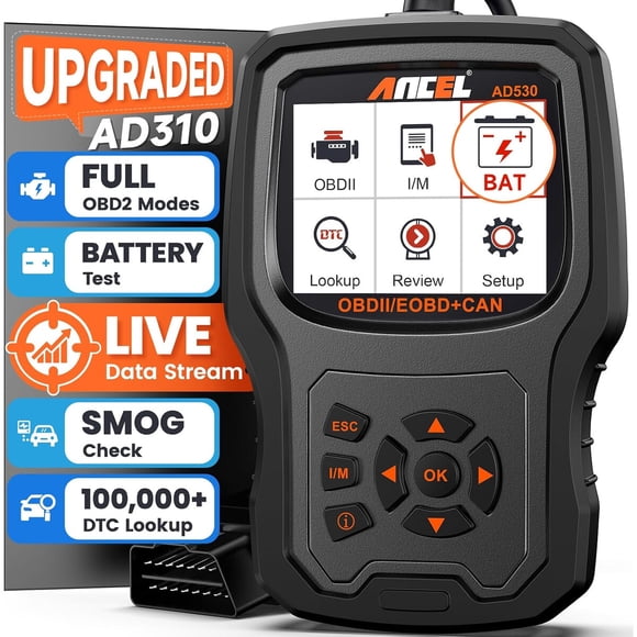 ANCEL AD530 OBD2 Scanner, escáner de códigos para automóvil